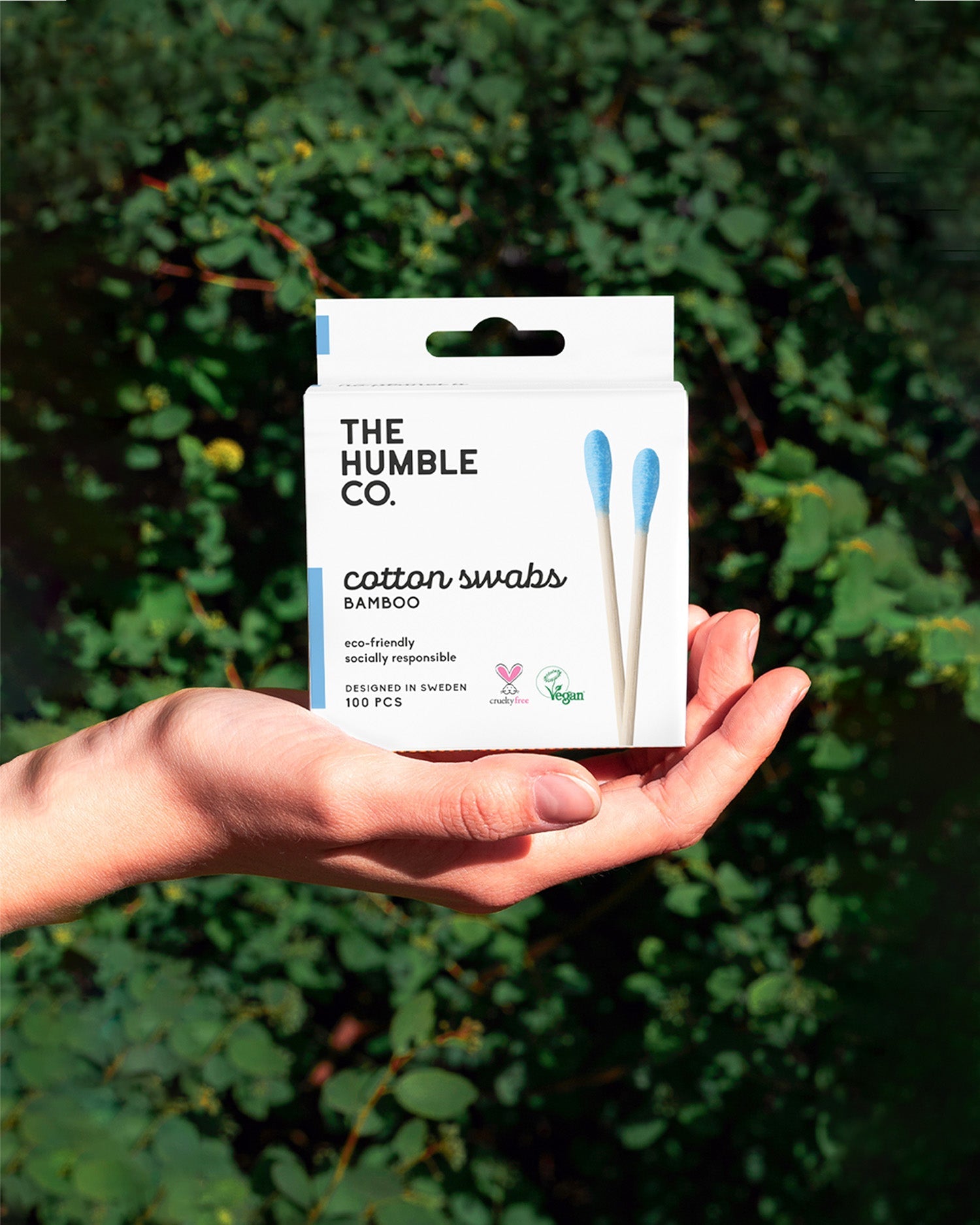 Cotton Swabs - Blue 100-pack - humble-usa
