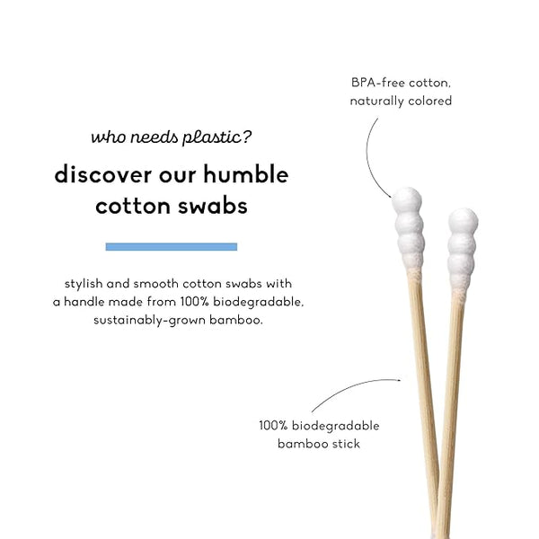 Cotton Swabs - White Spiral 600-pack - humble-usa
