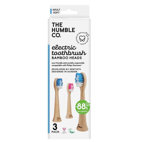 Electric Bamboo Replaceable Head - 3 pack - humble-usa