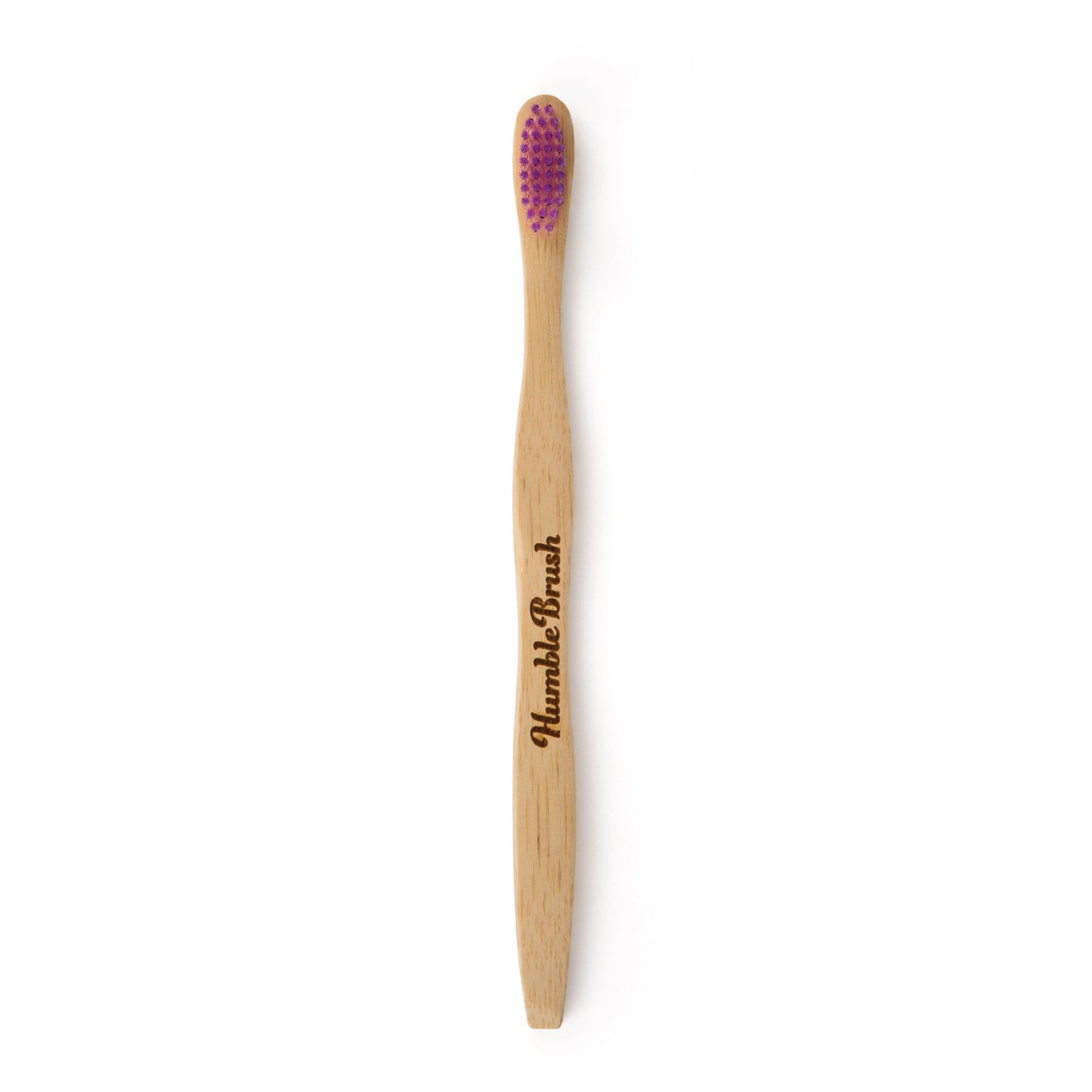Humble Brush Adult - purple, medium bristles - humble-usa