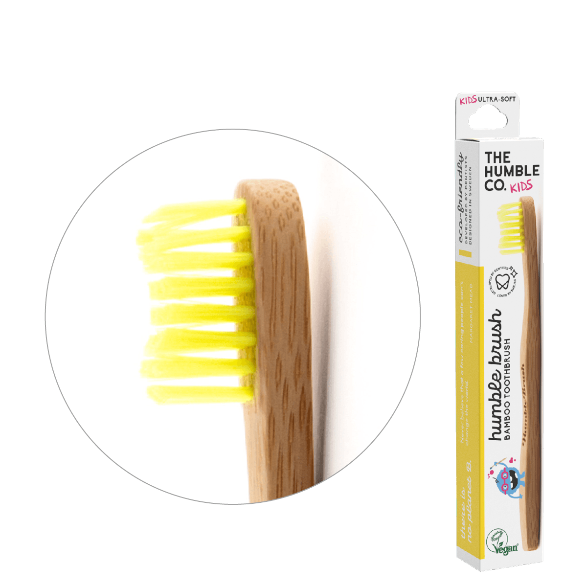 Humble Brush Kids Yellow UltraSoft The Humble Co.