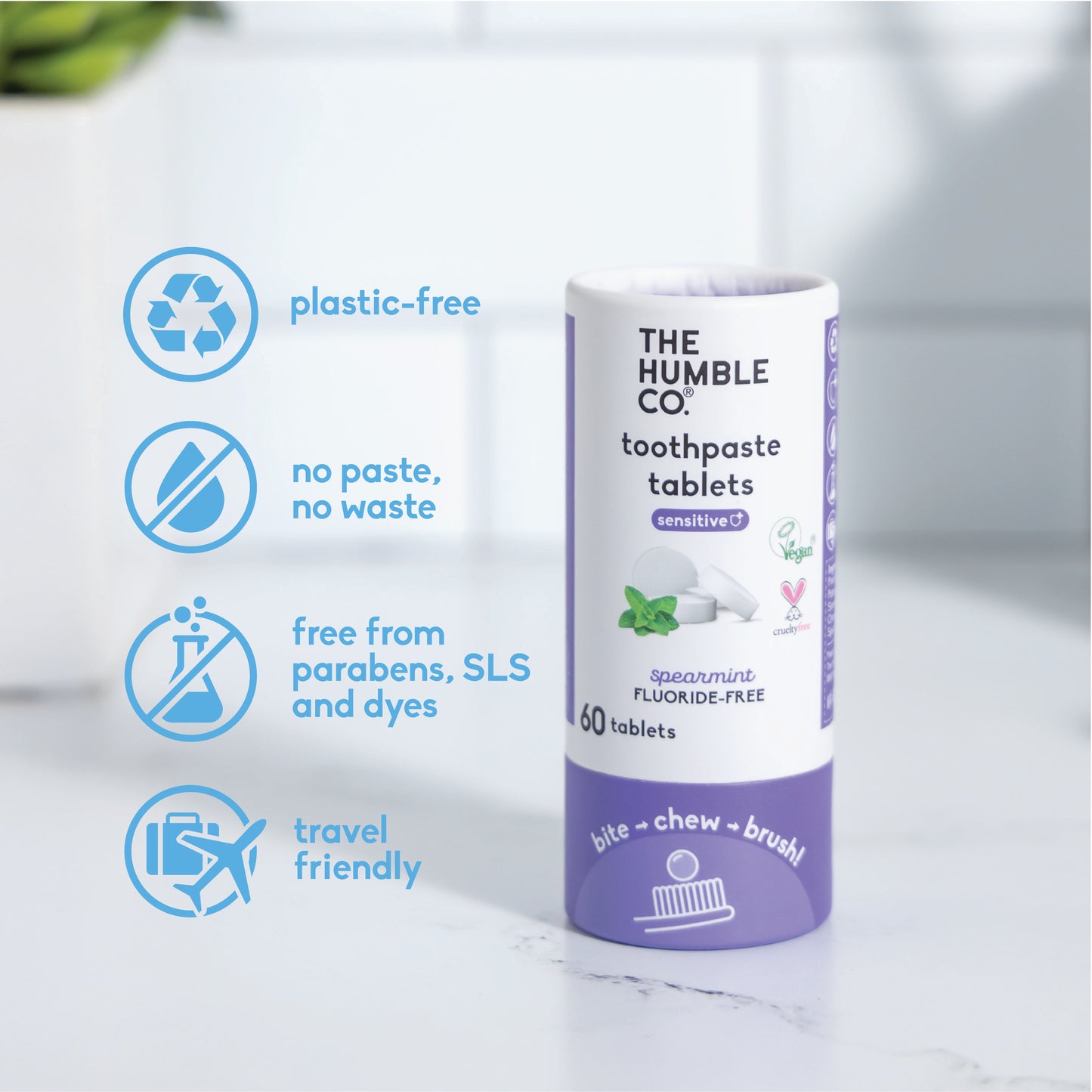 Toothpaste Tablets - Sensitive Spearmint