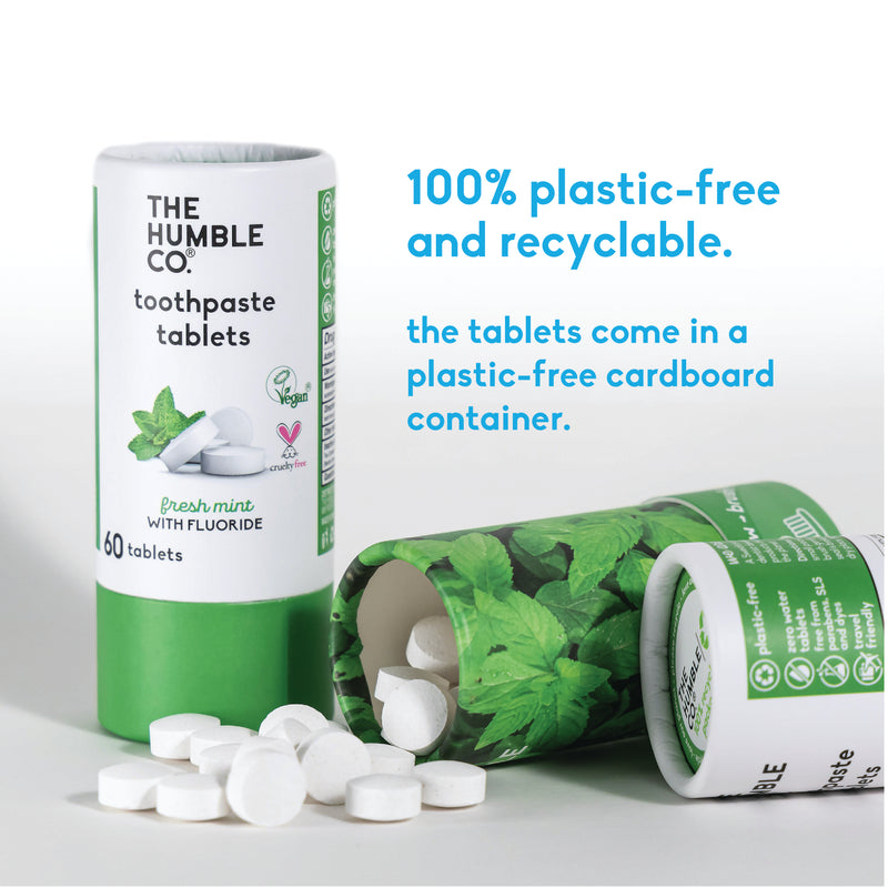 Toothpaste tablets with fluoride