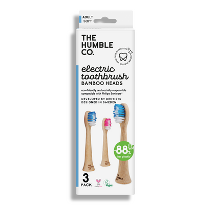 Electric Bamboo Replaceable Head - 3 pack