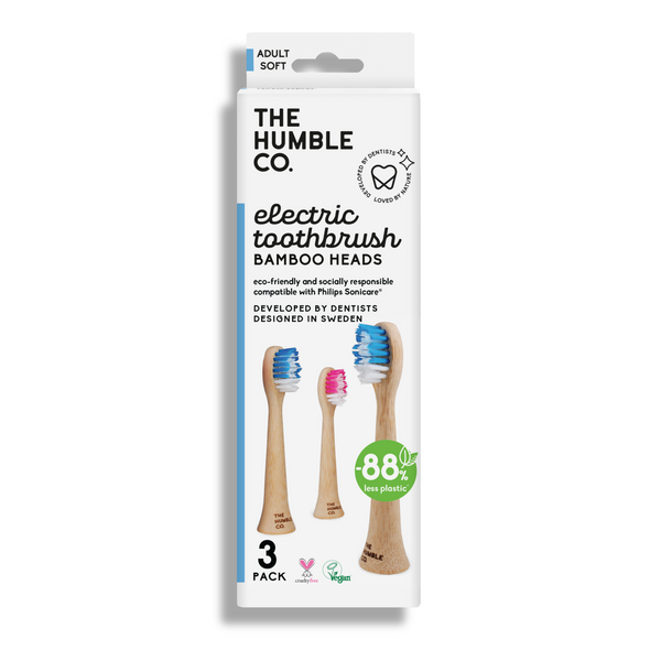 Electric Bamboo Replaceable Head - 3 pack
