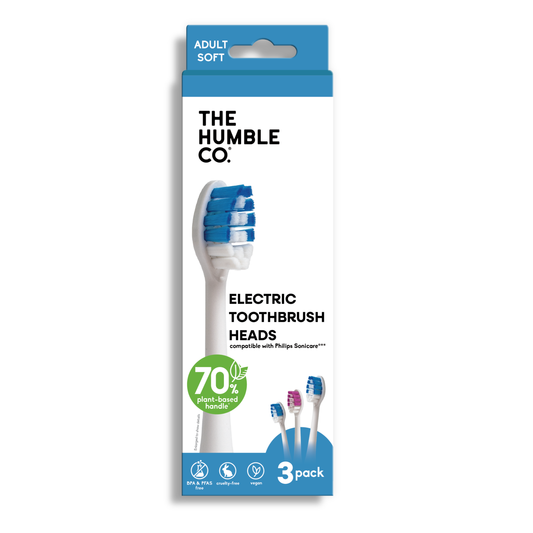 Electric Plant Based Replaceable Head - 3 pack