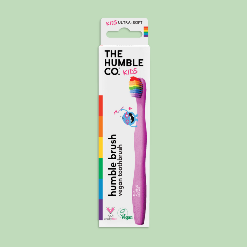 Humble Brush Kids - plant based PROUD edition, ultra-soft bristles