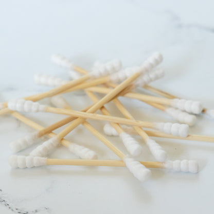 Cotton Swabs - Spiral Tip - White 100-pack