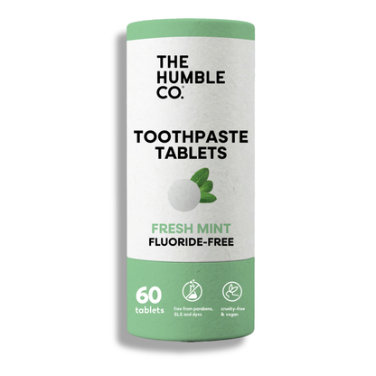 Toothpaste tablets fluoride-free