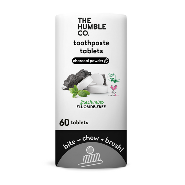Toothpaste tablets fluoride-free Charcoal