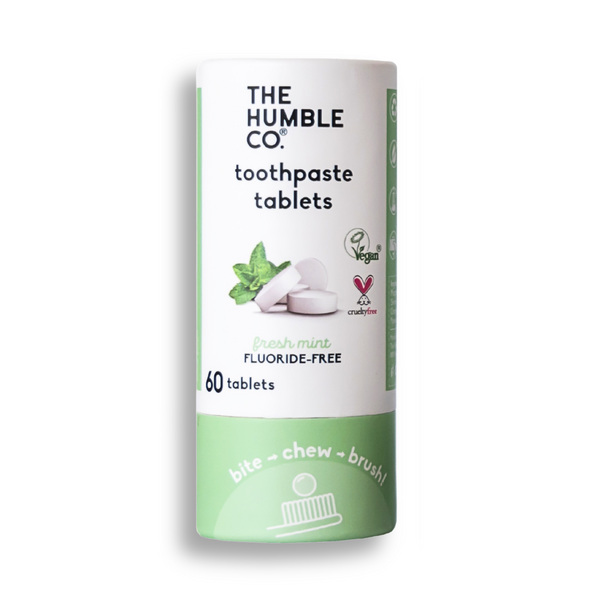 Toothpaste tablets fluoride-free