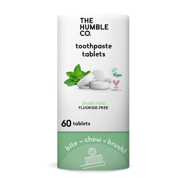 Toothpaste tablets fluoride-free