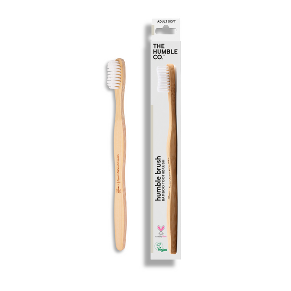 Humble Brush Adult - white, soft bristles
