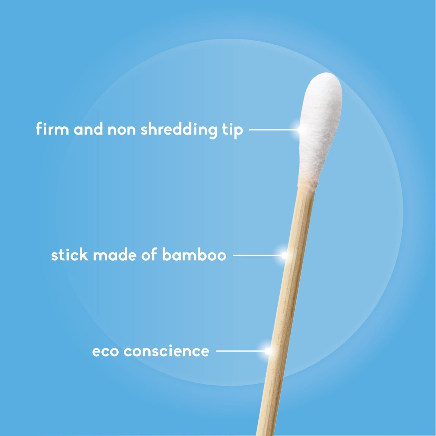 Cotton Swabs - White 500 - pack - humble - usa