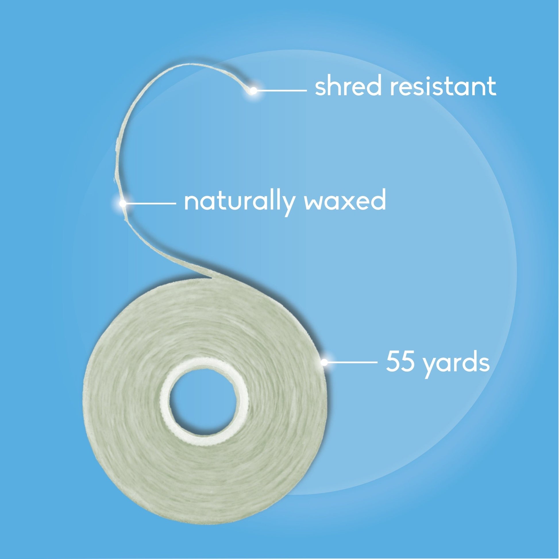 Dental Floss - Fresh Mint 164 ft - humble - usa