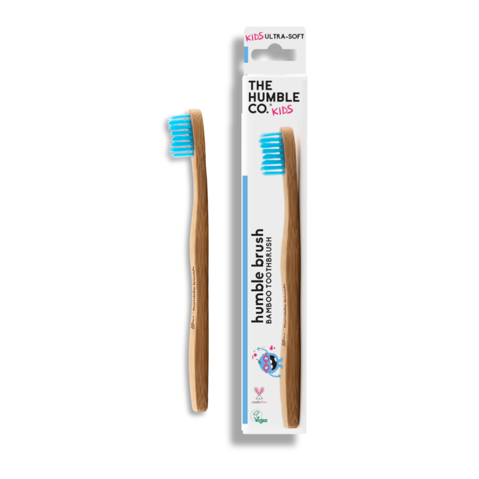 Humble Brush Kids - blue, ultra - soft bristles - humble - usa