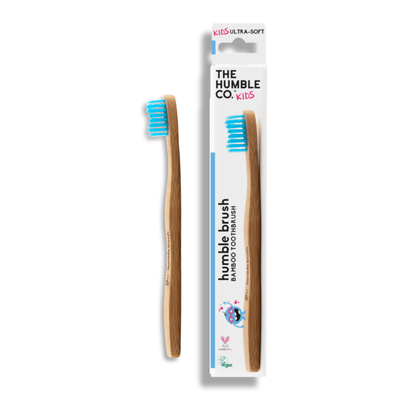 Humble Brush Kids - blue, ultra - soft bristles - humble - usa