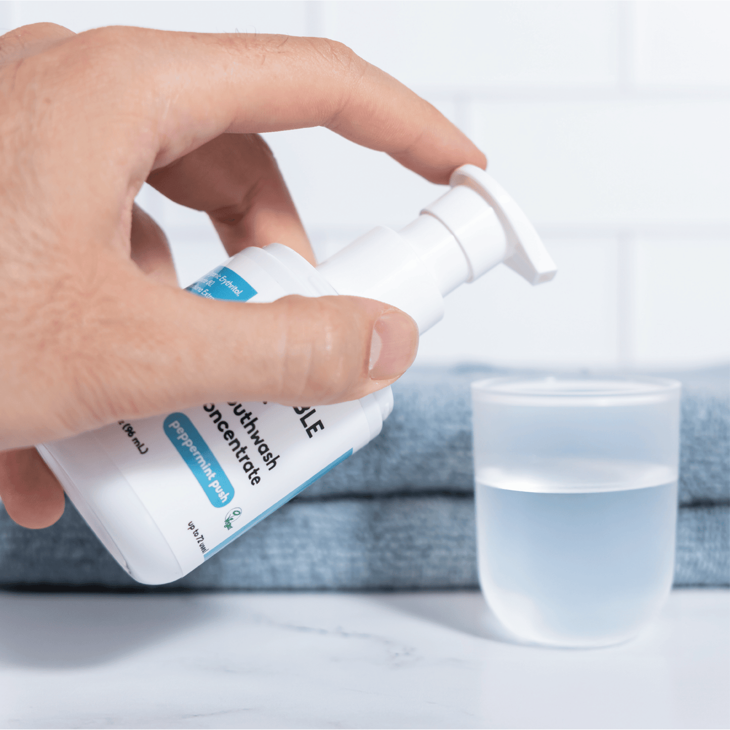 Mouthwash Concentrate - Peppermint - humble - usa
