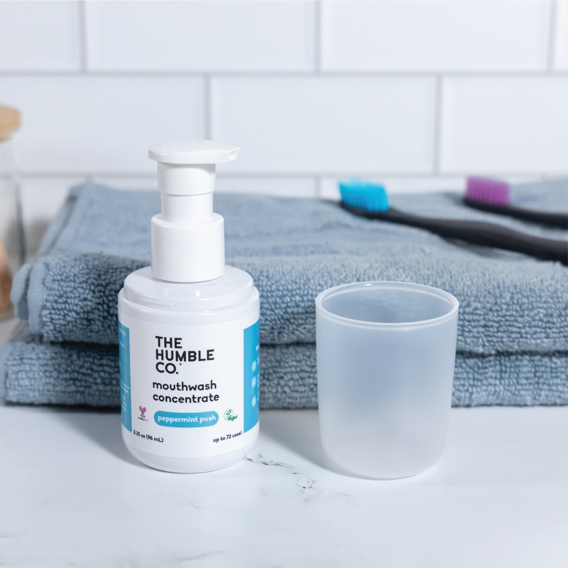 Mouthwash Concentrate - Peppermint - humble - usa