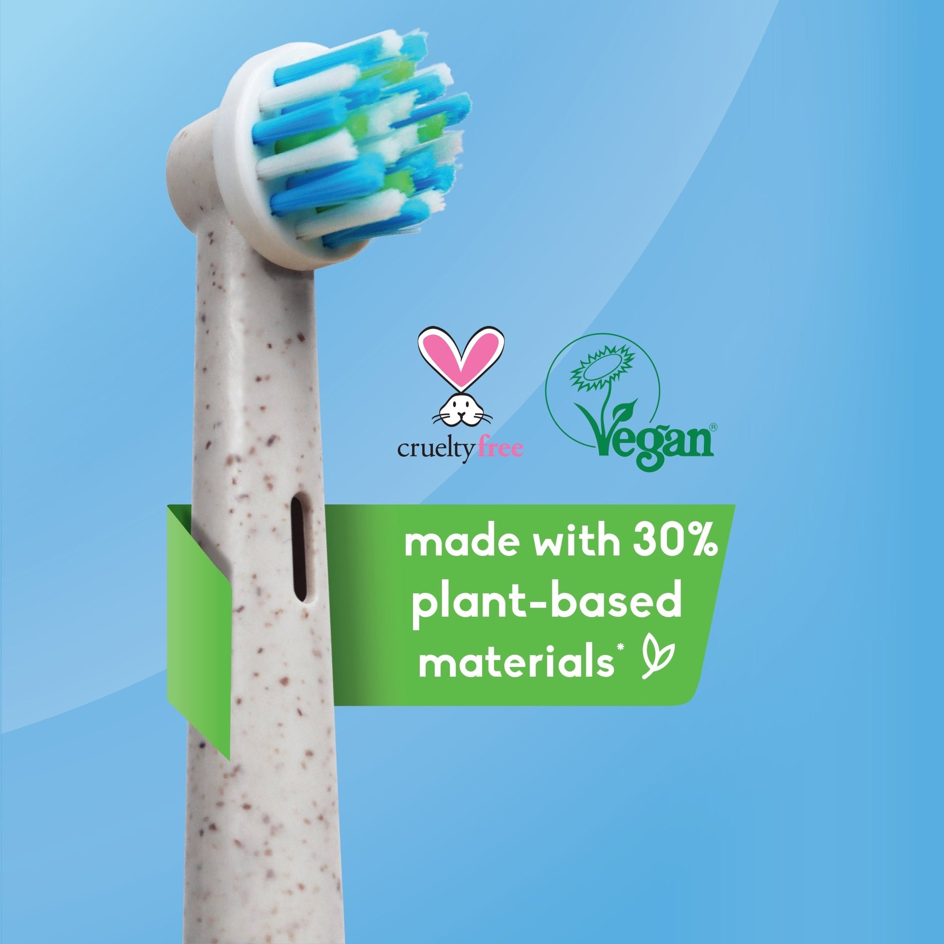 Spin Brush Plant Based Replacement Head 3 - pack - humble - usa