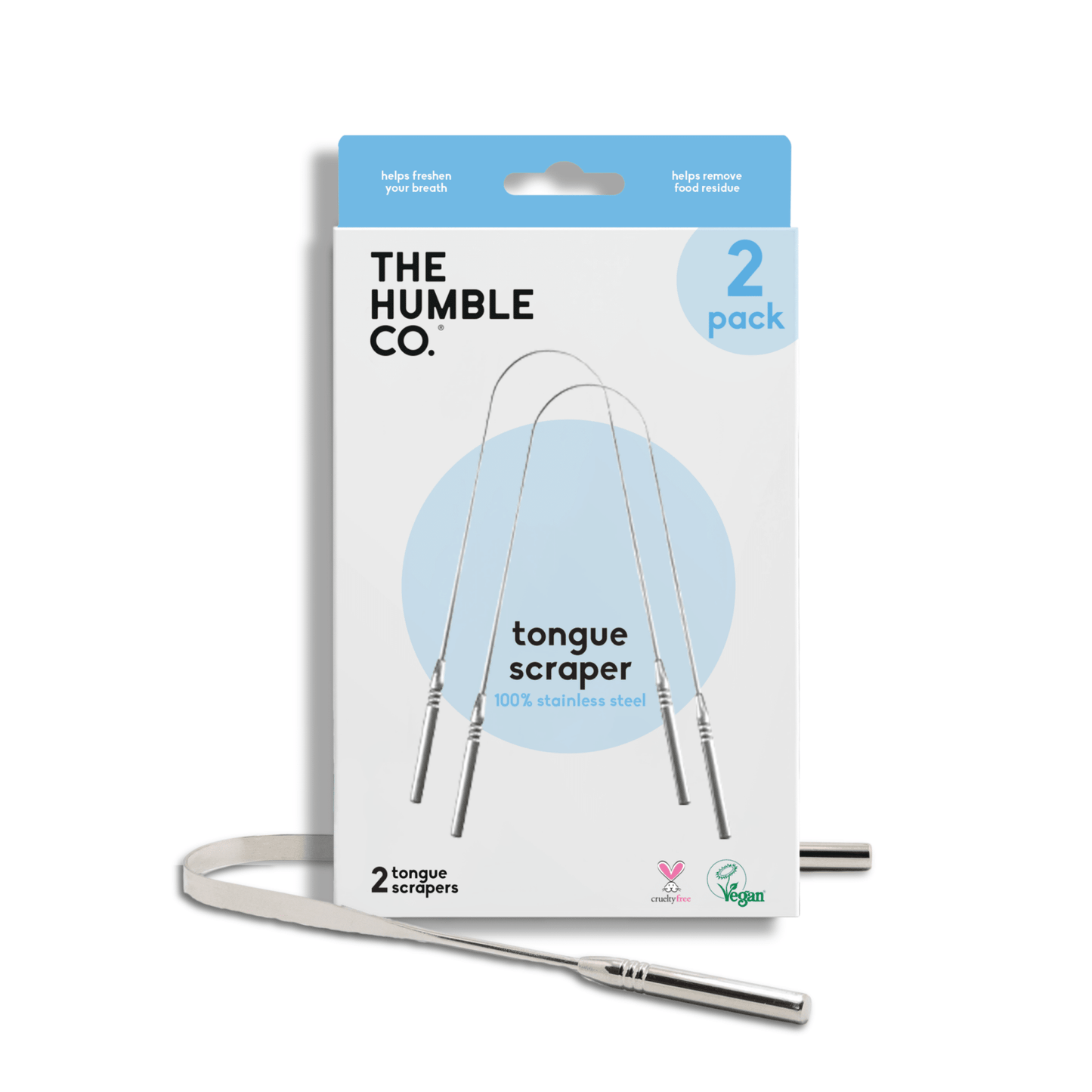 Tongue Scraper 2 - pack - humble - usa