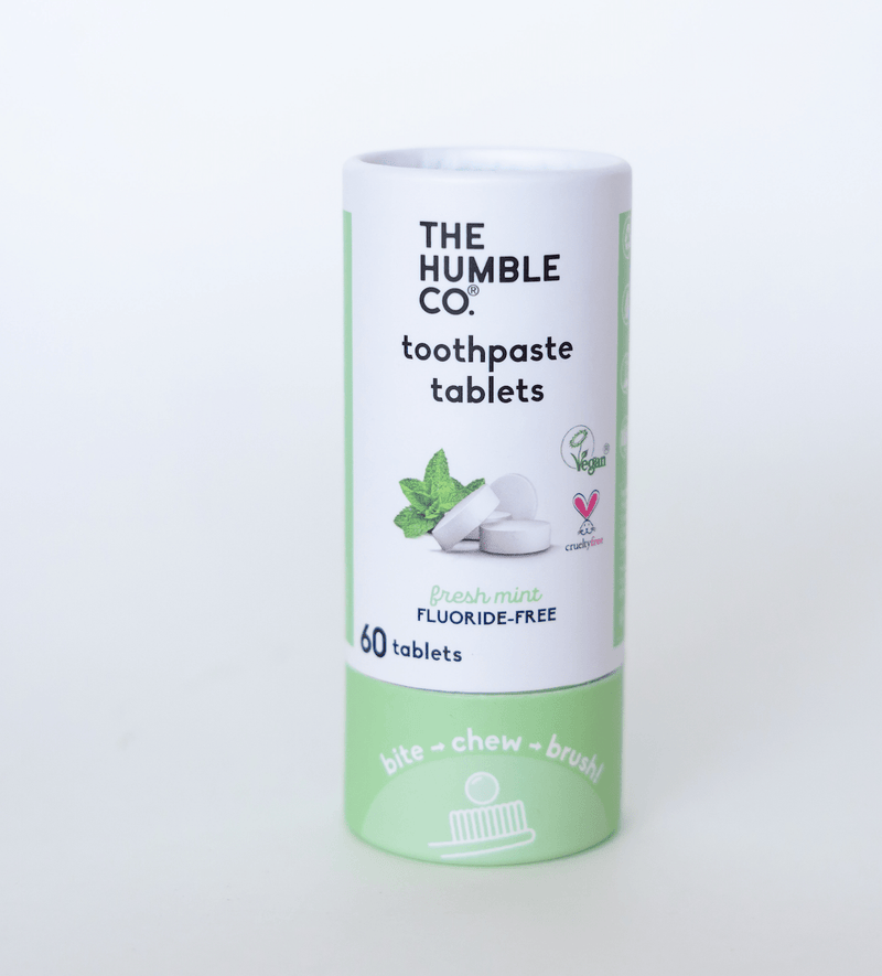 Toothpaste tablets fluoride - free - humble - usa