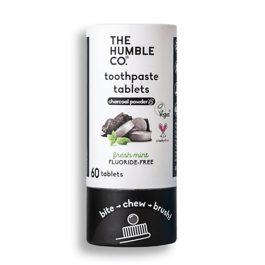 Toothpaste tablets fluoride - free Charcoal - humble - usa