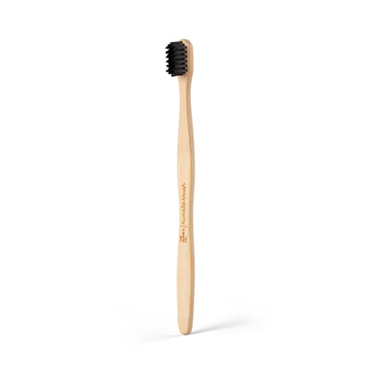 Adult Sensitive Bamboo Toothbrush - Black - humble-usa