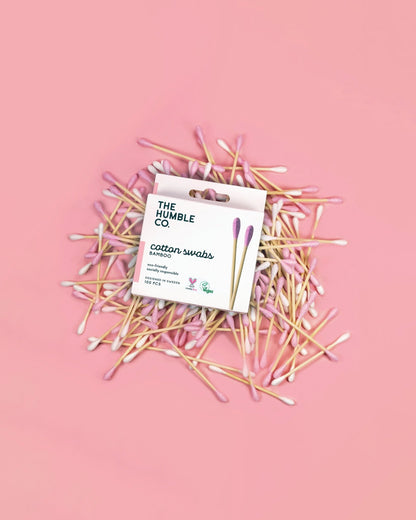 Cotton Swabs - Purple 100-pack - humble-usa