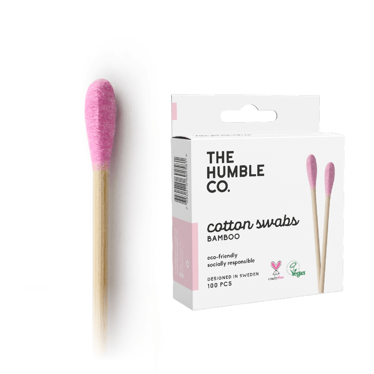 Cotton Swabs - Purple 100-pack - humble-usa