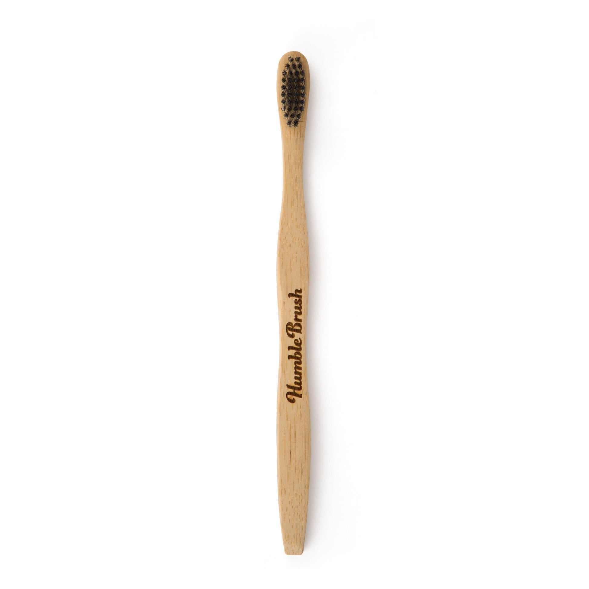 Humble Brush Adult - black, soft bristles - humble-usa