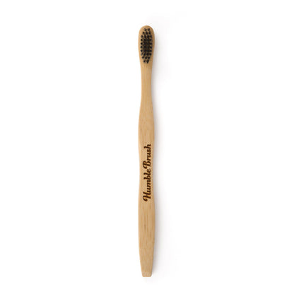 Humble Brush Adult - black, soft bristles - humble-usa