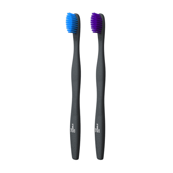 Plant based Toothbrush 2-pack - Sensitive Purple/Blue - humble-usa