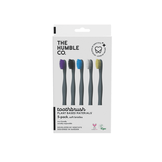 Plant based Toothbrush 5-pack - Sensitive - humble-usa
